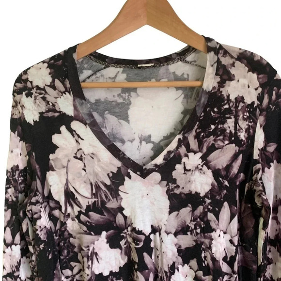 Aritzia Wilfred Long Sleeve Floral Tunic Top - Picture 6 of 9